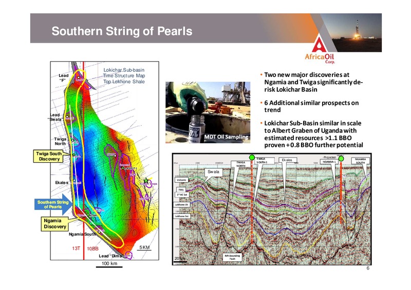 JANUARY 2013 CORPORATE PRESENTATION – Africa Oil Corp. – slide 6