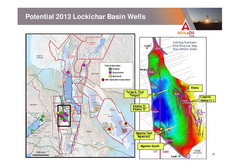 JANUARY 2013 CORPORATE PRESENTATION – Africa Oil Corp. – slide 15
