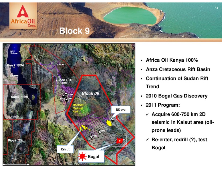 MAY 2011 INVESTOR PRESENTATION – Africa Oil Corp. – slide 14