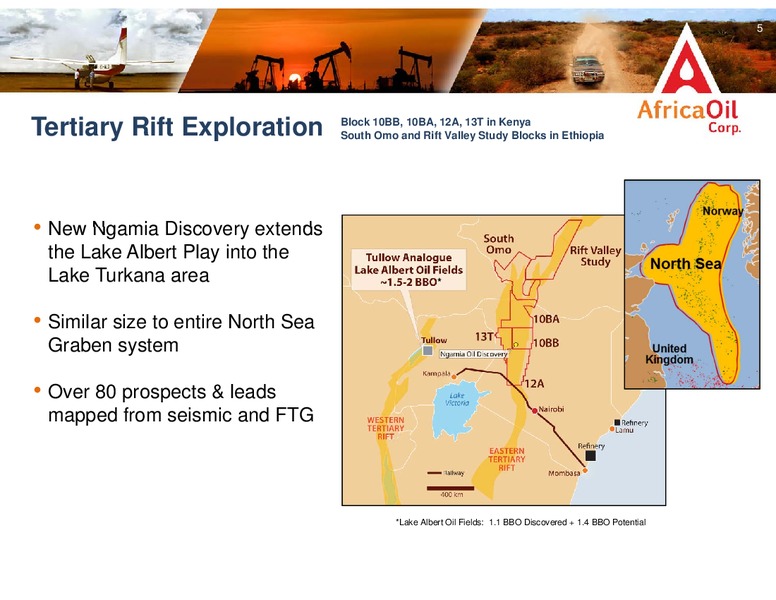 MAY 2012 CORPORATE PRESENTATION – Africa Oil Corp. – slide 5