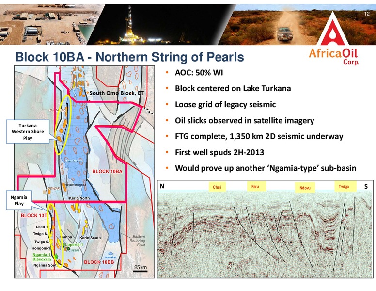 MAY 2012 CORPORATE PRESENTATION – Africa Oil Corp. – slide 12