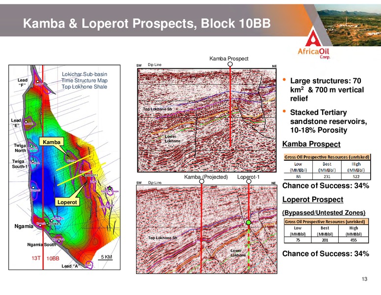 SEPTEMBER 2012 INVESTOR PRESENTATION – Africa Oil Corp. – slide 13