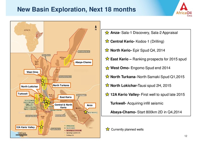 September 2014 Investor Presentation – Africa Oil Corp. – slide 12