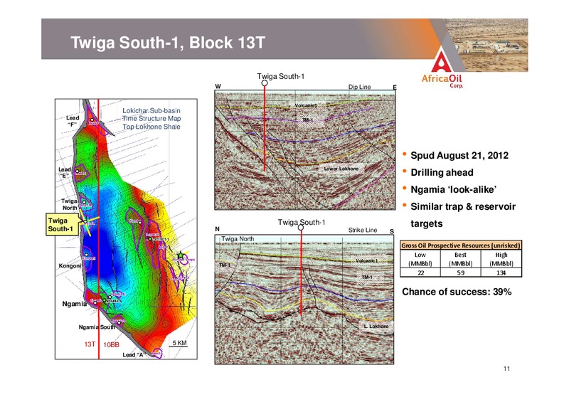 OPENING A NEW OIL FRONTIER IN EAST AFRICA – Africa Oil Corp. – slide 11