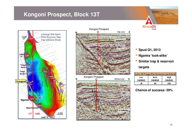 OPENING A NEW OIL FRONTIER IN EAST AFRICA – Africa Oil Corp. – slide 12
