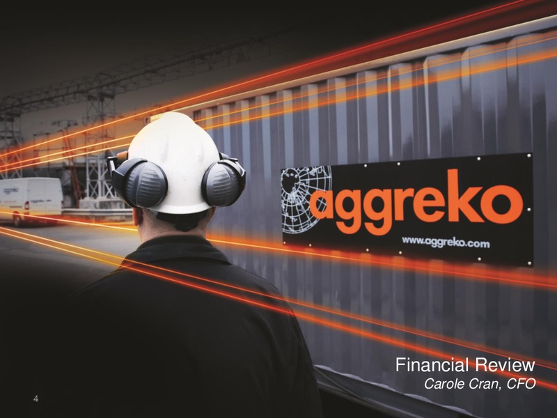 Interim results – Aggreko Plc – slide 4