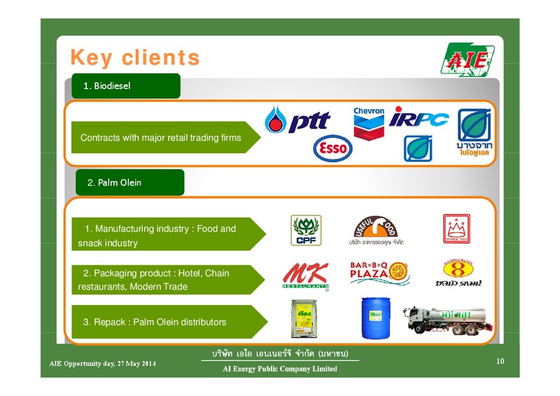 Q1 2014 RESULTS – AIE – slide 10