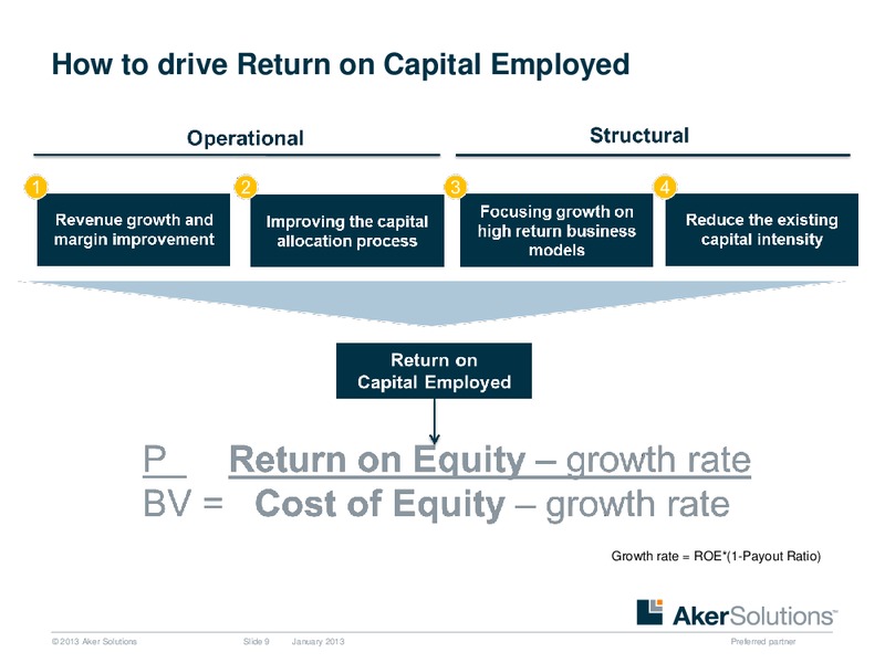Strategic Overview – Aker Solutions – slide 9