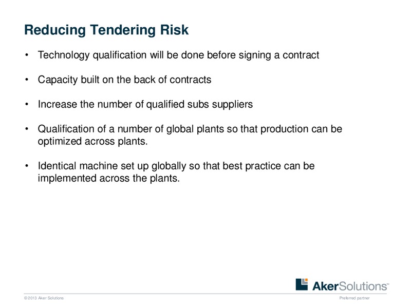 Strategic Overview – Aker Solutions – slide 35