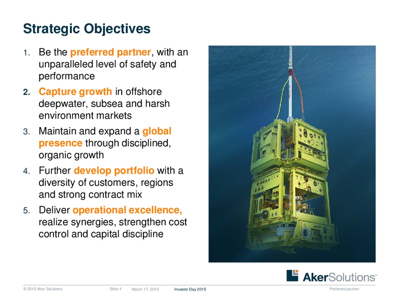 INVESTOR DAY 2015 – Aker Solutions – slide 3