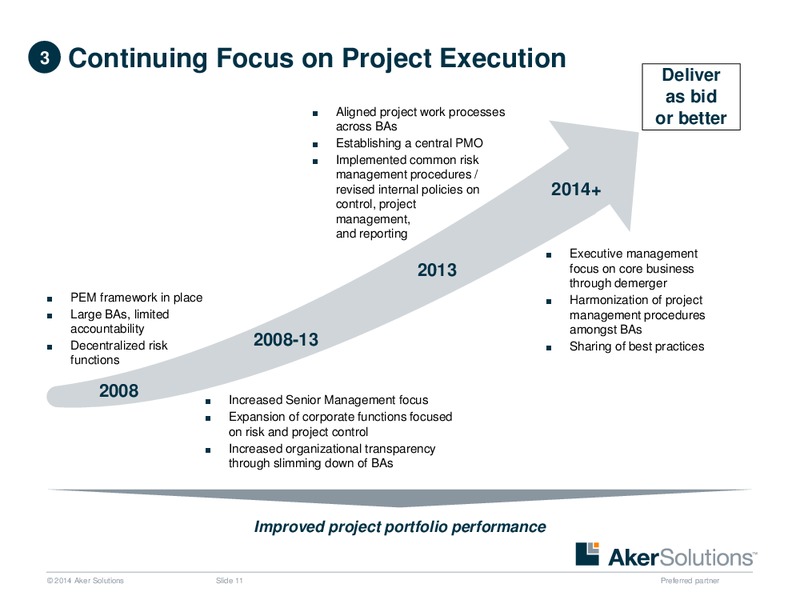 Pareto Conference – Aker Solutions – slide 11