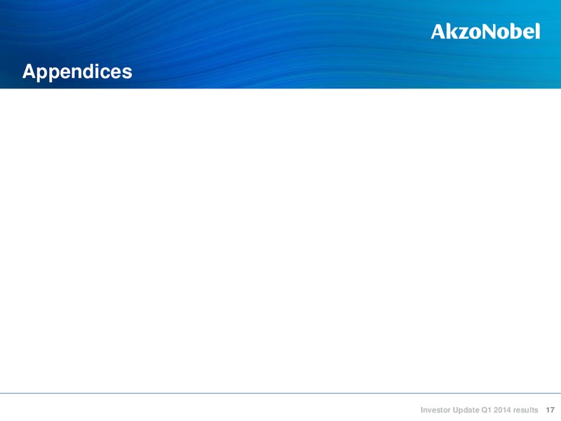 Investor Update Q1 2014 reults – Akzo Nobel – slide 16