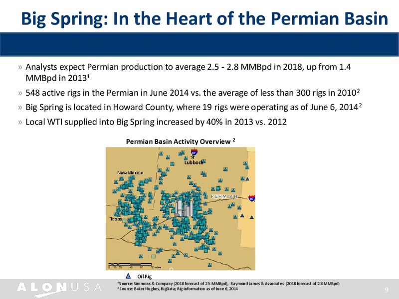 TPH ANNUAL SUMMER ENERGY CONFERENCE – Alon Usa Partners Lp – slide 8