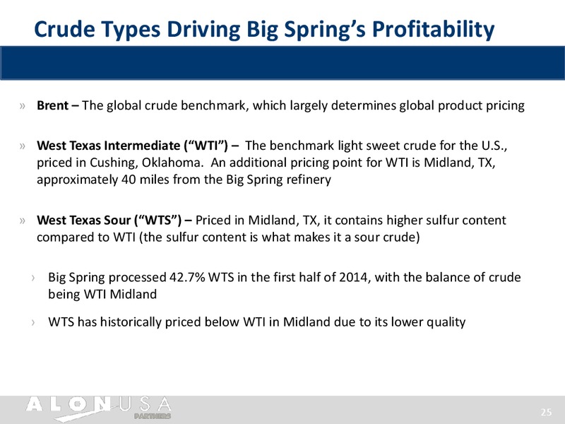 Citi One on One MLPMidstream Infrastructure Conference – Alon Usa Partners Lp – slide 24