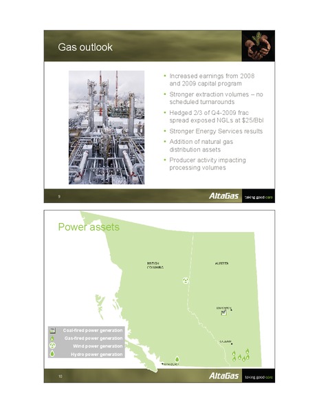 INVESTOR UPDATE – Altagas Limited – slide 5