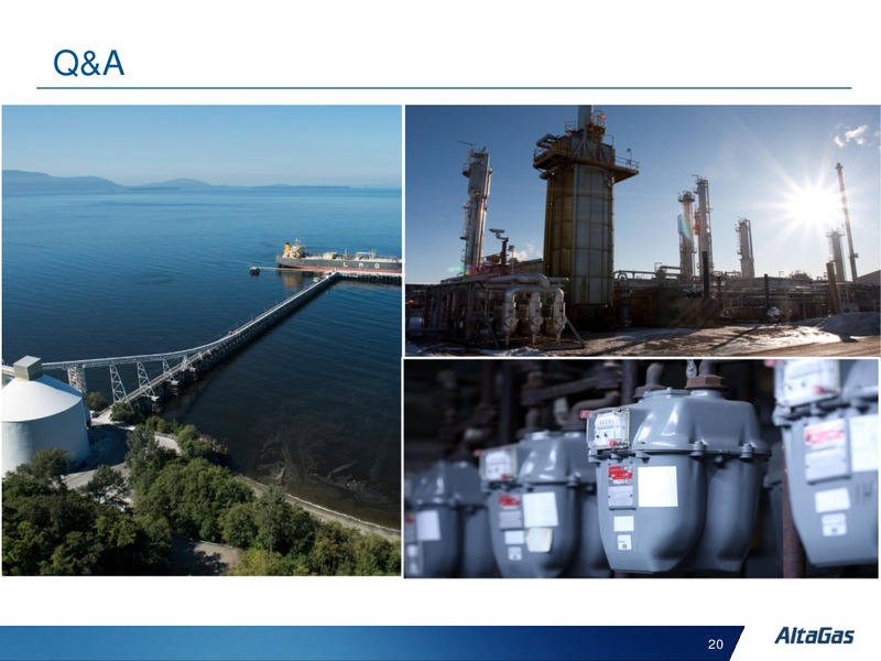 TD Securities London Energy Conference – Altagas Limited – slide 20