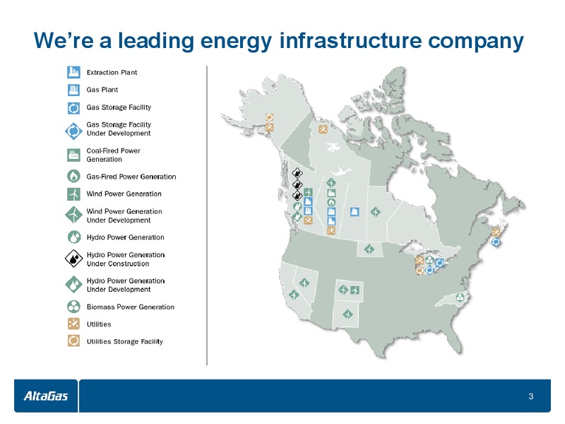 TD SECURITIES ENERGY CONFERENCE – Altagas Limited – slide 3