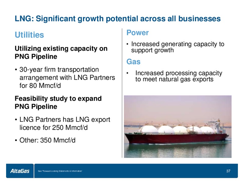 CIBC WHISTLER CONFERENCE – Altagas Limited – slide 37