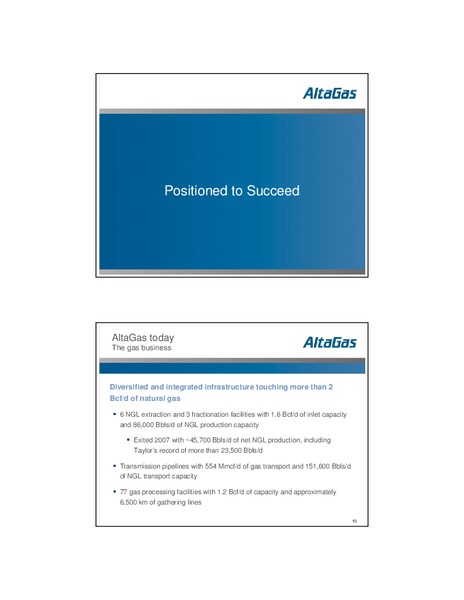 ANALYST PRESENTATION – Altagas Limited – slide 5