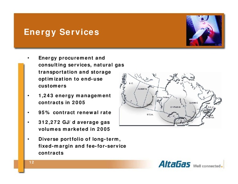 MARCH 2006 INVESTOR PRESENTATION – Altagas Limited – slide 12