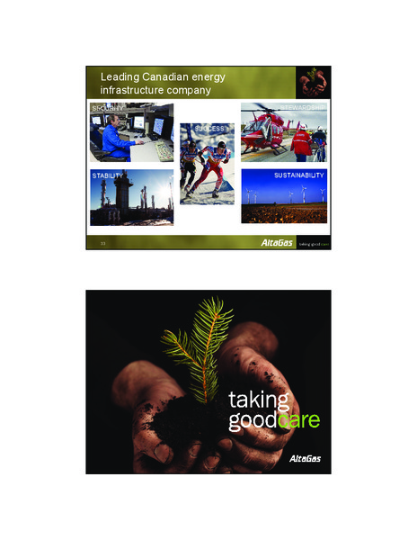 APRIL 2009 ANNUAL GENERAL MEETING – Altagas Limited – slide 17