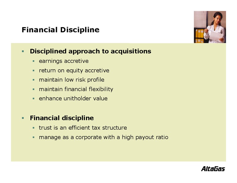 ANNUAL MEETING OF UNITHOLDERS – Altagas Limited – slide 27