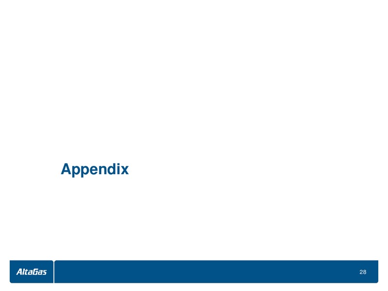 JUNE 2014 INVESTOR PRESENTATION – Altagas Limited – slide 28