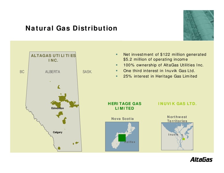 BANK OF MONTREAL 2005 ENERGY TRUST CONFERENCE – Altagas Limited – slide 7