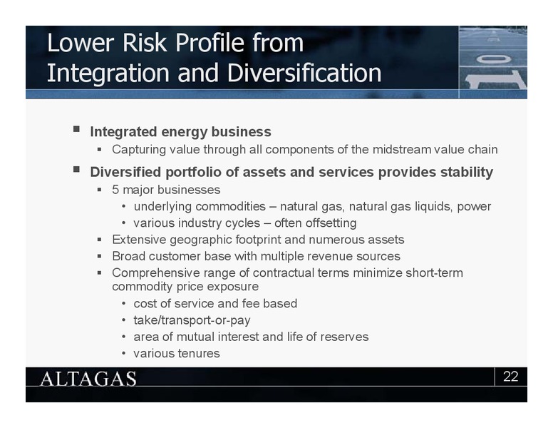 EQUITY OFFERING – Altagas Limited – slide 22