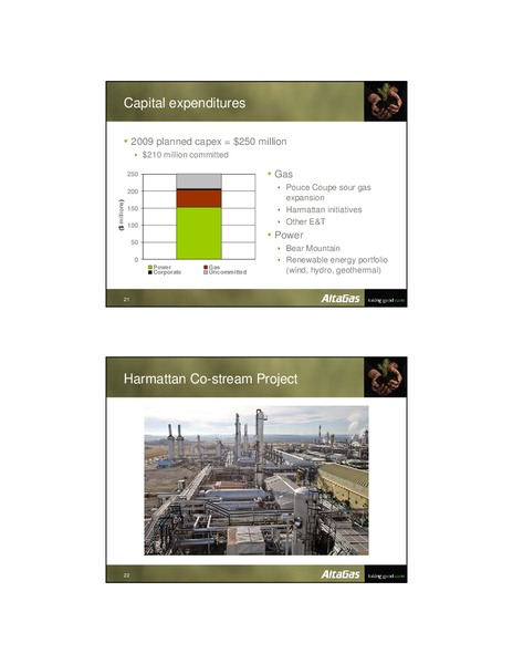 JUNE 2009 INVESTOR PRESENTATION – Altagas Limited – slide 11