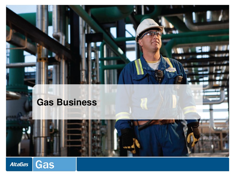 BMO CAPITAL MARKETS NORTH AMERICAN PIPELINES & UTILITIES CONFERENCE – Altagas Limited – slide 11