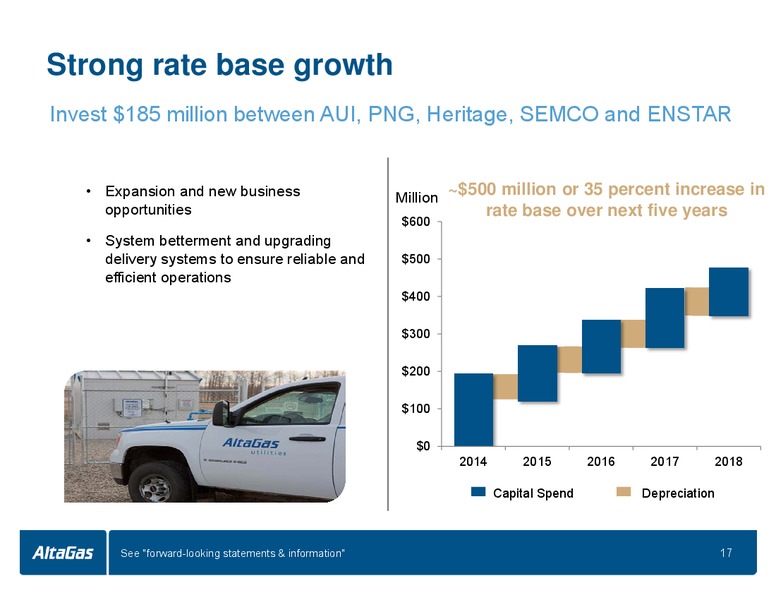 JULY 2014 INVESTOR PRESENTATION – Altagas Limited – slide 17