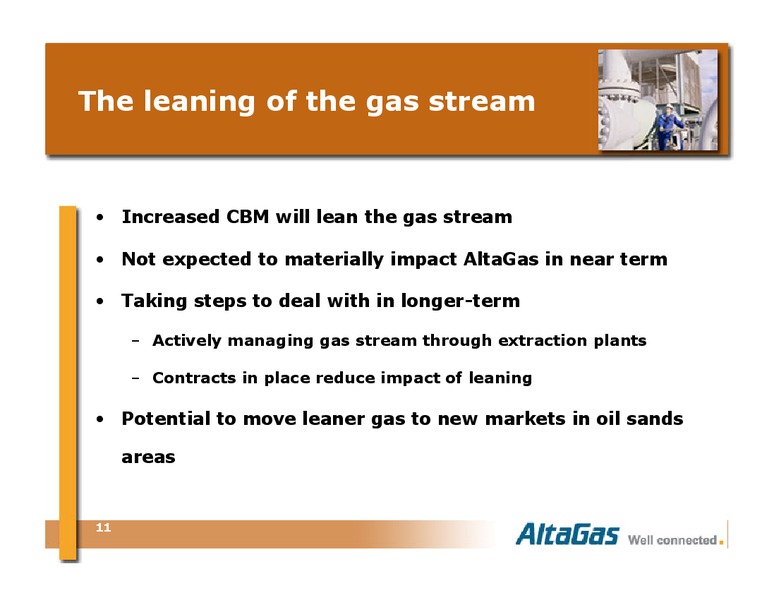 TD NEWCREST MIDSTREAM TOUR – Altagas Limited – slide 11