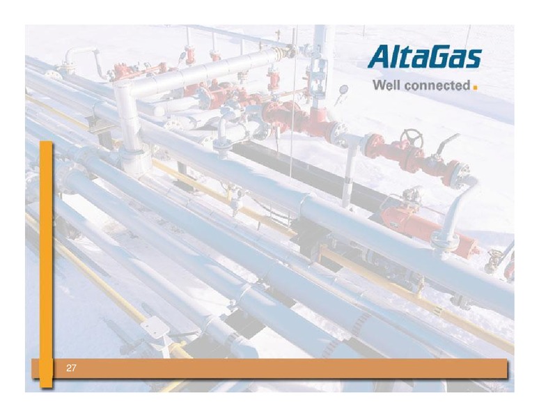 TD NEWCREST MIDSTREAM TOUR – Altagas Limited – slide 27