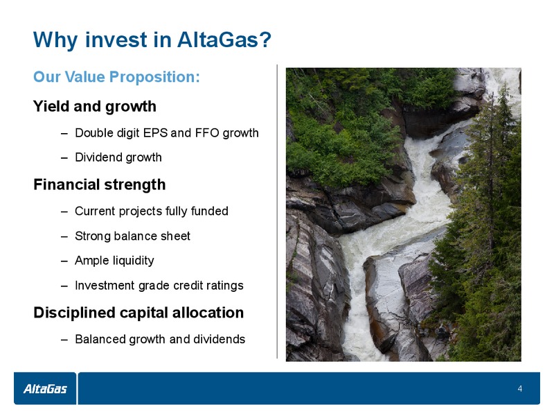 TD CALGARY ENERGY CONFERENCE – Altagas Limited – slide 4