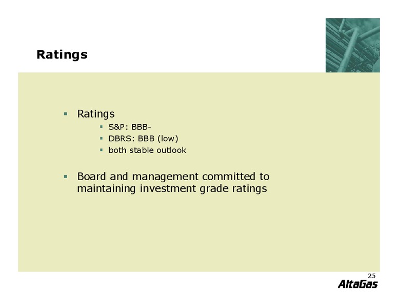MTN OFFERING – Altagas Limited – slide 25