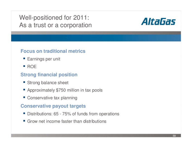 Q2 2008 INVESTOR UPDATE – Altagas Limited – slide 59