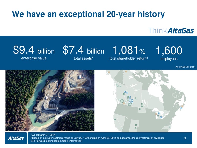 2014 Annual General Meeting – Altagas Limited – slide 9