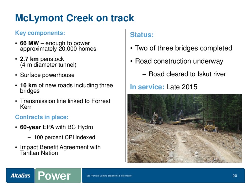 NBF PIPELINES AND MIDSTREAM CONFERENCE – Altagas Limited – slide 20