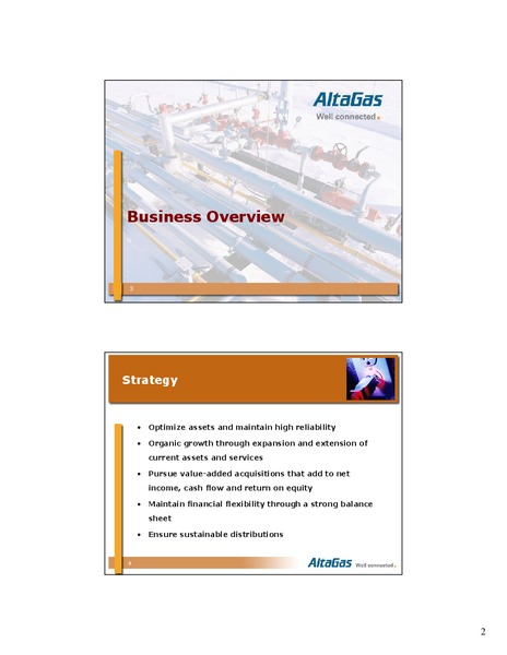Q2 2006 – Altagas Limited – slide 2