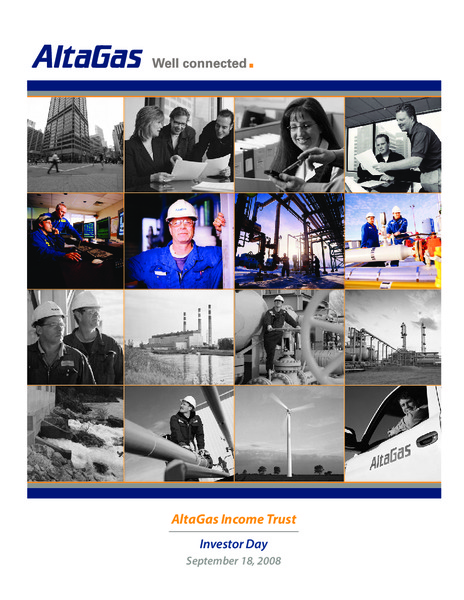 SEPTEMBER 2008 INVESTOR DAY – Altagas Limited – slide 1