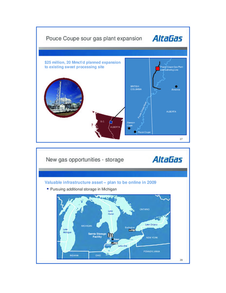 SEPTEMBER 2008 INVESTOR DAY – Altagas Limited – slide 30