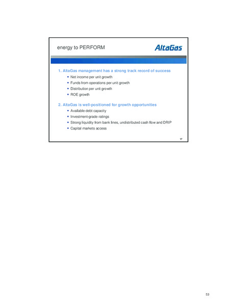 SEPTEMBER 2007 INVESTOR DAY – Altagas Limited – slide 53