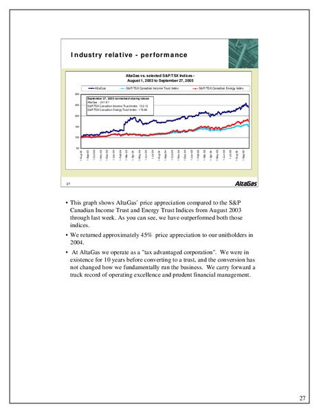 SCOTIA CAPITAL INVESTING FOR INCOME CONFERENCE – Altagas Limited – slide 27