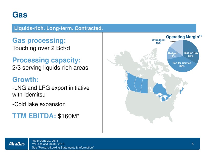 INVESTOR PRESENTATION – Altagas Limited – slide 5