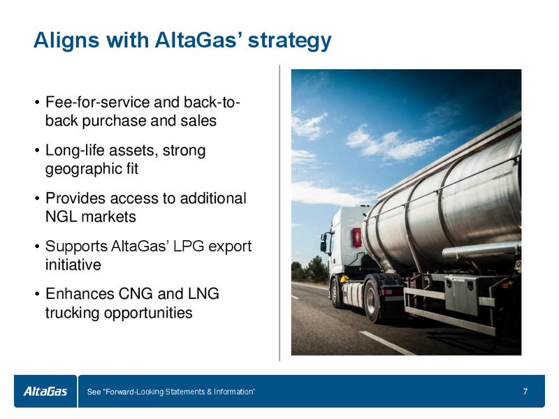 INVESTOR PRESENTATION – Altagas Limited – slide 7