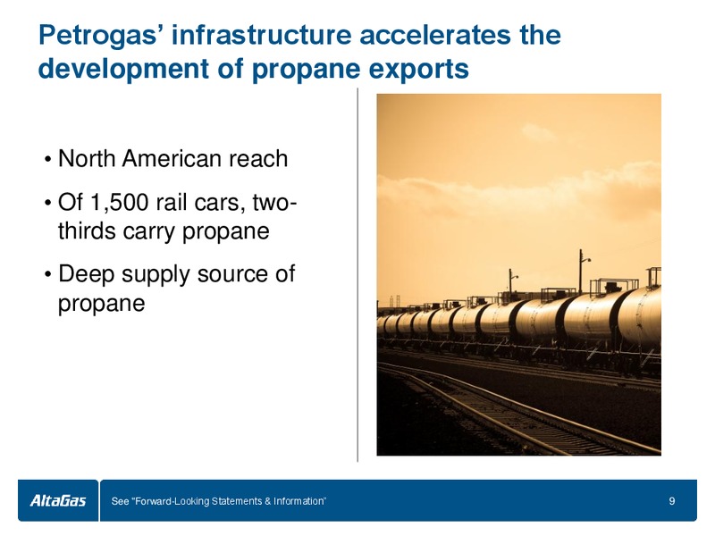 INVESTOR PRESENTATION – Altagas Limited – slide 9