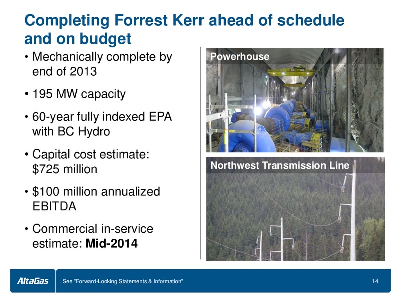 INVESTOR PRESENTATION – Altagas Limited – slide 14