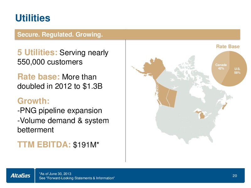 INVESTOR PRESENTATION – Altagas Limited – slide 20