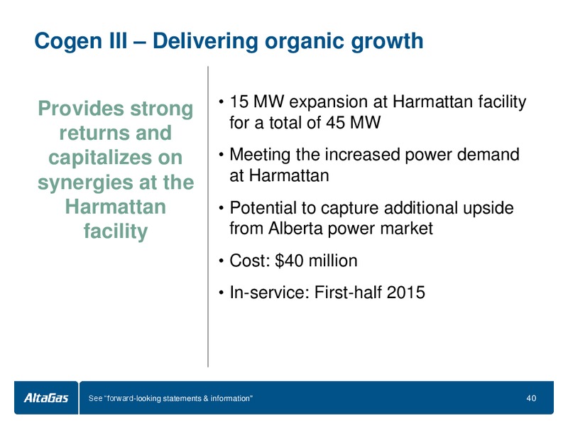 INVESTOR DAY – Altagas Limited – slide 41
